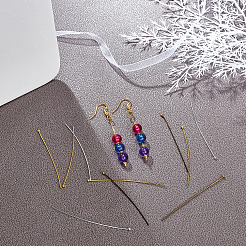 300pcs 3 Colors Brass Ball Head Pins&nbsp;KK-AR0002-16
