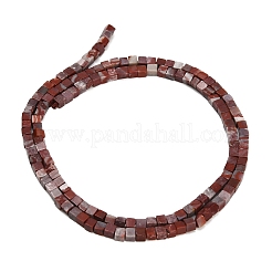 Natural Red Rainbow Jasper Beads Strands&nbsp;LS-GG-CBA2498-A06-01
