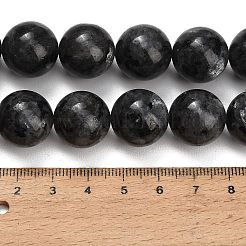 Natural Larvikite Beads Strands&nbsp;GSR16mmC128