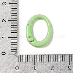 Spray Painted Alloy Spring Gate Rings&nbsp;AJEW-C035-01H