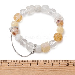 Natural Miexed Gemstome Beaded Stretch Bracelets for Women&nbsp;BJEW-TA00739