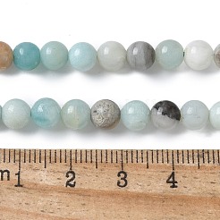 Natural Flower Amazonite Beads Strands&nbsp;Z26N5018-01