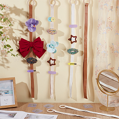6Pcs 3 Colors PU Leather Bow Storage Wall Pendant Decoration&nbsp;HJEW-OC00105