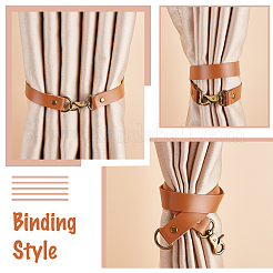 Leather Curtain Tiebacks&nbsp;AJEW-GF0005-05D