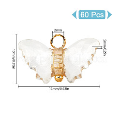 Plating Transparent Acrylic Pendants&nbsp;FIND-DC0004-69