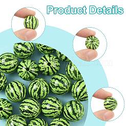 20Pcs Opaque Acrylic Beads&nbsp;MACR-FS0002-28B