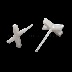 Hypoallergenic Bioceramics Zirconia Ceramic Stud Earrings&nbsp;EJEW-F340-04X