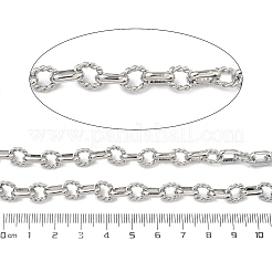 Brass Twist Cube Chains&nbsp;CHC-B026-02P