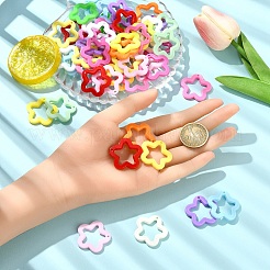 50Pcs Opaque Acrylic Pendants&nbsp;MACR-YW0004-36