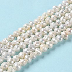 Natural Cultured Freshwater Pearl Beads Strands&nbsp;PEAR-E018-47