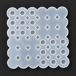 Square Silicone Cup Mat Molds&nbsp;DIY-I065-07