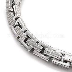 304 Stainless Steel Boston Link Chain Bracelets&nbsp;BJEW-H618-05P