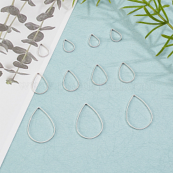 Brass Linking Rings&nbsp;KK-SC0001-74P-NF