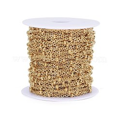 Ion Plating(IP) 304 Stainless Steel Cable Chains&nbsp;CHS-K002-88G