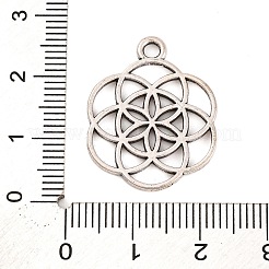 Tibetan Style Alloy Chinese Knot Pendants&nbsp;TIBEP-PH0004-09