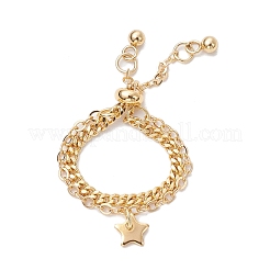 Adjustable Brass Multi-strands Finger Rings&nbsp;RJEW-JR00864