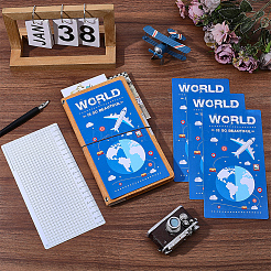 Diary Travel Notebook Plastic Sheet&nbsp;OFST-CP0001-20B