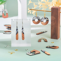 DIY Two Tone Dangle Earring Making Kit&nbsp;DIY-TA0009-01C
