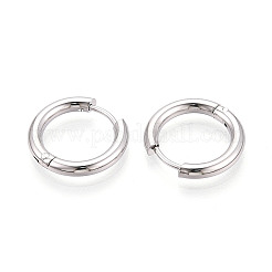 304 Stainless Steel Hoop Earrings&nbsp;EJEW-T048-24A-P