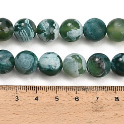 Natural Fire Crackle Agate(Dyed & Heated) Beads Strands&nbsp;G-K425-A08-12mm