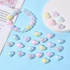 50Pcs 5 Colors Transparent Acrylic Beads&nbsp;TACR-CC0001-02