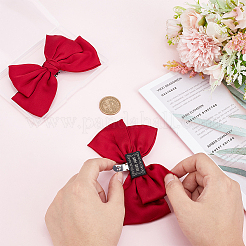 2Pcs Detachable Ribbon Satin Bowknot Shoe Decoration&nbsp;AJEW-PH0011-85B