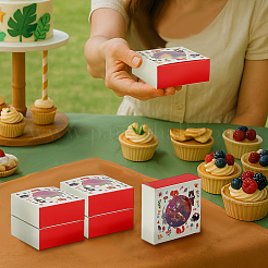 Animal Printed Cardboard Paper Handmade Soap Packaging Boxes with Round Visible Window&nbsp;CON-WH0086-178A