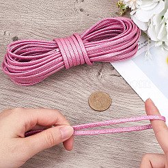 10M Folding Glitter PU Leather Cord&nbsp;OCOR-GF0004-11A