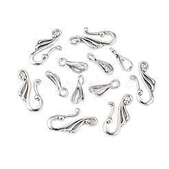 Tibetan Style Alloy Hook and Eye Clasps&nbsp;X-LF1157Y-NF