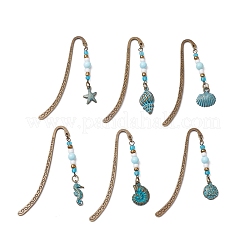 Zinc Alloy Hook Bookmark&nbsp;AJEW-JK00378
