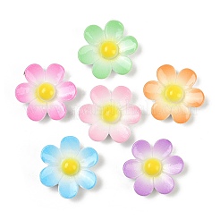 Opaque Resin Enamel Cabochons&nbsp;CRES-D308-11