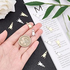 201 Stainless Steel Laser Cut Pendants&nbsp;STAS-UN0012-95