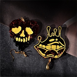 DIY Halloween Theme Pendant Silicone Molds&nbsp;DIY-I102-05