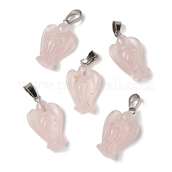Natural Rose Quartz Pendants&nbsp;G-B127-10P-14