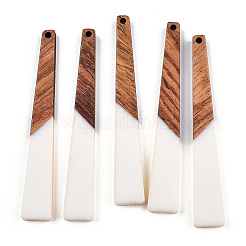 Opaque Resin & Walnut Wood Big Pendants&nbsp;RESI-TAC0017-46-C01