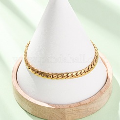 304 Stainless Steel Panzer Chain Bracelets for Women&nbsp;BJEW-F529-15G