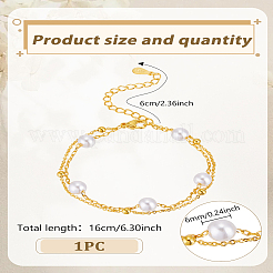 1Pc Brass Multi-strand Bracelets&nbsp;BJEW-LP0015-16