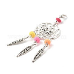 Tibetan Style Alloy Big Pendants&nbsp;HJEW-JM00497-02