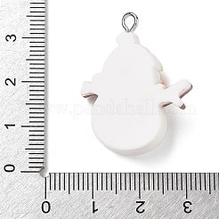 Christmas Theme Opaque Resin Pendants&nbsp;RESI-I344-04P-01