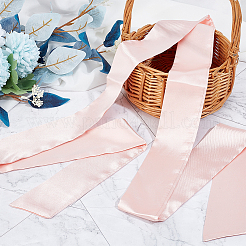 Satin Cloth Ribbon Wrap Around Chain Belt&nbsp;AJEW-WH0314-198D