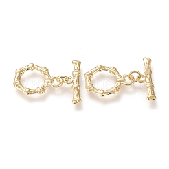 Brass Toggle Clasps&nbsp;KK-M108-C01