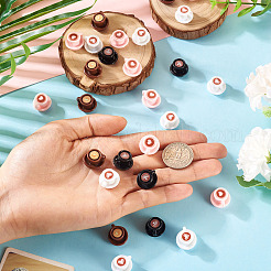 40Pcs 4 Colors Resin Coffee Miniature Ornaments&nbsp;FIND-TA0006-60