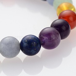 Buddhist Gemstone Beaded Stretch Bracelets&nbsp;BJEW-JB01874
