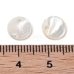 Natural White/Black Shell Carved Pendants&nbsp;SSHEL-D084-01A