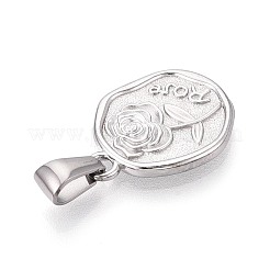 303 Stainless Steel Pendants&nbsp;STAS-Q110-17P