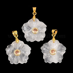 Natural Mixed Stone Carved Pendants&nbsp;G-A315-01G