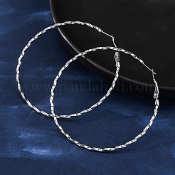304 Stainless Steel Hoop Earrings&nbsp;EJEW-S250-01A-P