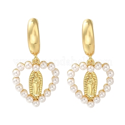Rack Plating Brass Hoop Earrings&nbsp;EJEW-H143-20G