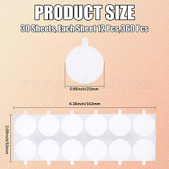 Round Duble Sided Stickers&nbsp;DIY-WH20066-001