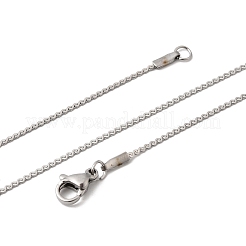 12Pcs 304 Stainless Steel Serpentine Chain Necklaces for Men Women&nbsp;NJEW-H093-19P-01